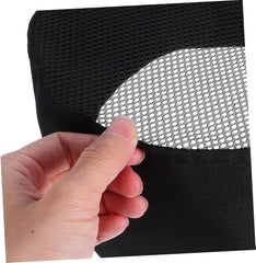 TOYANDONA Adjustable Chef Beanie Hat with Breathable Mesh Top for Men Women Professional Kitchen Cap for Restaurants Hotels and Catering Comfortable Fit Culinary Cooking Hat Black