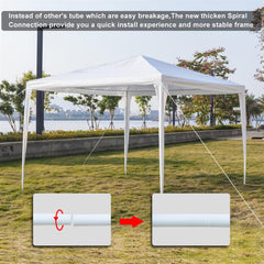 10 x 10 Outdoor Canopy Tent for Parties, Beach Tent Commercial Instant Canopies Shelter for Wedding, Beach, Party, Picnic, BBQ Events
