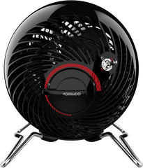 Vornado Pivot Heat Whole Room Heater, Quiet Portable Heater for Office, Bedroom or Dorm Room, 2 Heat Settings with Adjustable Thermostat, Black