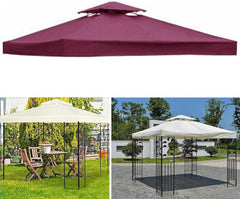 Outdoor Gazebo Canopy Replacement - Shelter Cover for Roof - Durable Outdoor Cover for Garden - Suitable for Camping Tents and Sheds/Outdoor pergolas/Beach awnings(10ft x 10ft)