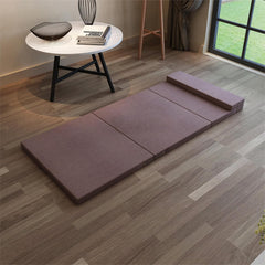 Foldable Travel Mattress, Floor Mattress Camping Mats with Removable Cover, Guest Bed Mattress for Bedroom, Pressure Relief & Supportive, Bed in a Box