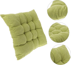 Amosfun Cushion for Chair Square Seat Mat Home Decor Cotton Corduroy Hip Enhancer Comfortable Light