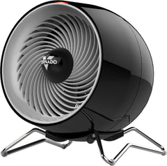 Vornado Pivot Heat Whole Room Heater, Quiet Portable Heater for Office, Bedroom or Dorm Room, 2 Heat Settings with Adjustable Thermostat, Black