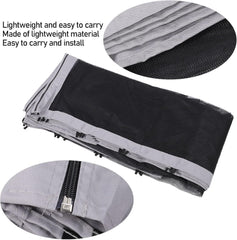 Canopy Tent Sidewalls Canopy Grey Canopy Mesh Sidewall Breathable Canopy Screen Wall Replacement Canopy Netting for Backyard Garden Exhibition (3 * 4M)