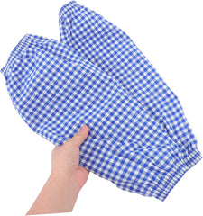 2pairs Plaid Oilproof Oversleeves for Kitchen Cleaning Reusable Arm Protectors Elastic Easy to Clean and Maintain for Housework and Cooking Tasks