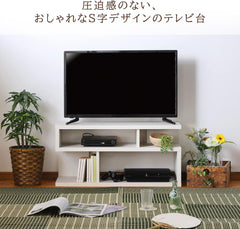 Shirai Sangyo KI2-4080WH TV Stand, Game Console Storage, TV, White, Width 31.1 inches (79.2 cm), Height 15.2 inches (38.4 cm), Depth 11.6 inches (29.5 cm), Kia Esse 2