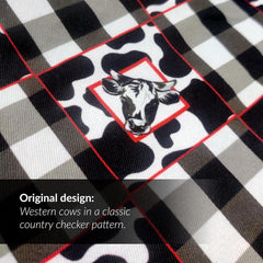 10 PACK WHOLESALE BUNDLE Cow Print Western Essential Apron Professional Chef Apron with Water Resistant Lining, Pockets, Adjustable Bib Strap for Cooking & Grilling - Kitchen Aprons for Men & Women