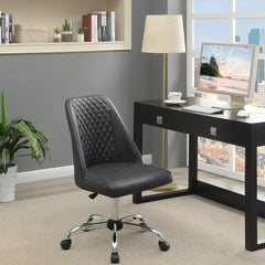 Coaster Home Furnishings Althea Upholstered Adjustable Home Office Desk Chair Grey