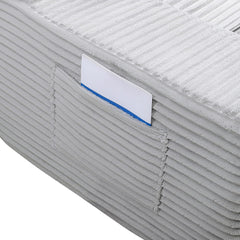 70" 2-in-1 Convertible Sofa Bed,Corduroy Upholstered Loveseat Sleeper Sofa with Storage Bag,Boneless Couch for Living Room, Apartment,No Assembly Required