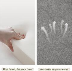 Folding Sofa Bed Convertible Sleeper Chair with Pillow Fold Out Couch Memory Foam Floor Mattress Portable Futon Sofa Bed Lazy Sofa for Living Room/Dorm/Guest Room/Home Office, Single, Navy Blue