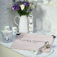 Laura Ashley Hand Mixer Electric Handheld 200W - Hand Held Electric Whisk with 5 Variable Speeds - Hand Mixers with Durable Stainless Steel Beaters - Easy to Clean Light Weight Cake Mixer for Baking