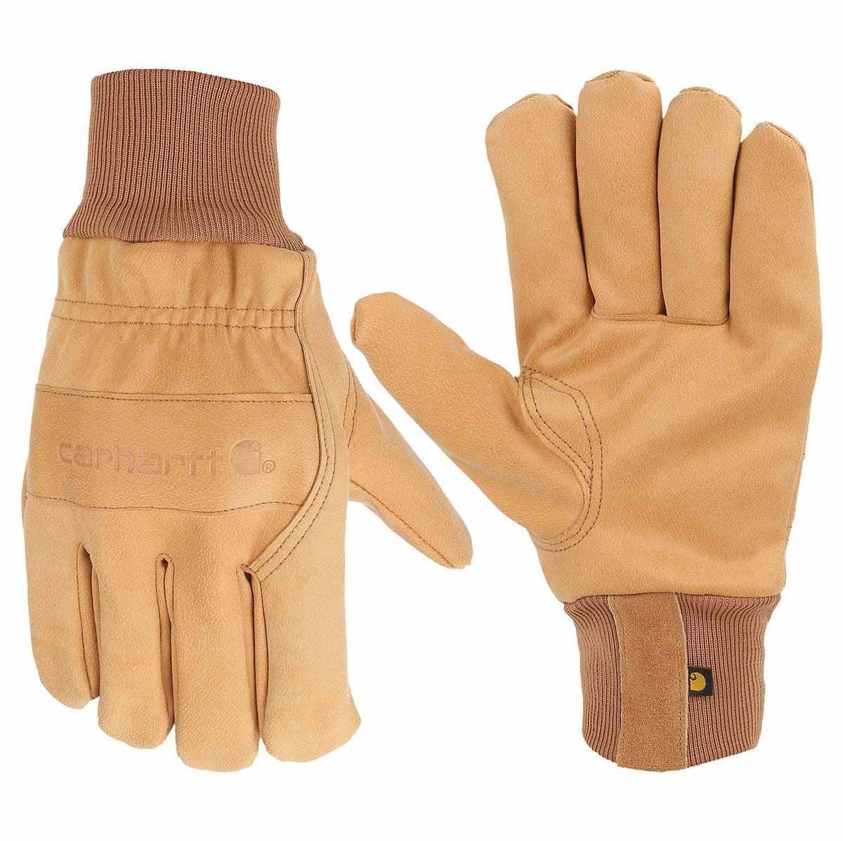 insulated gunn cut knit cuff work glove