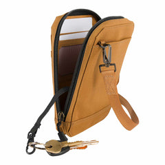 nylon duck crossbody wallet