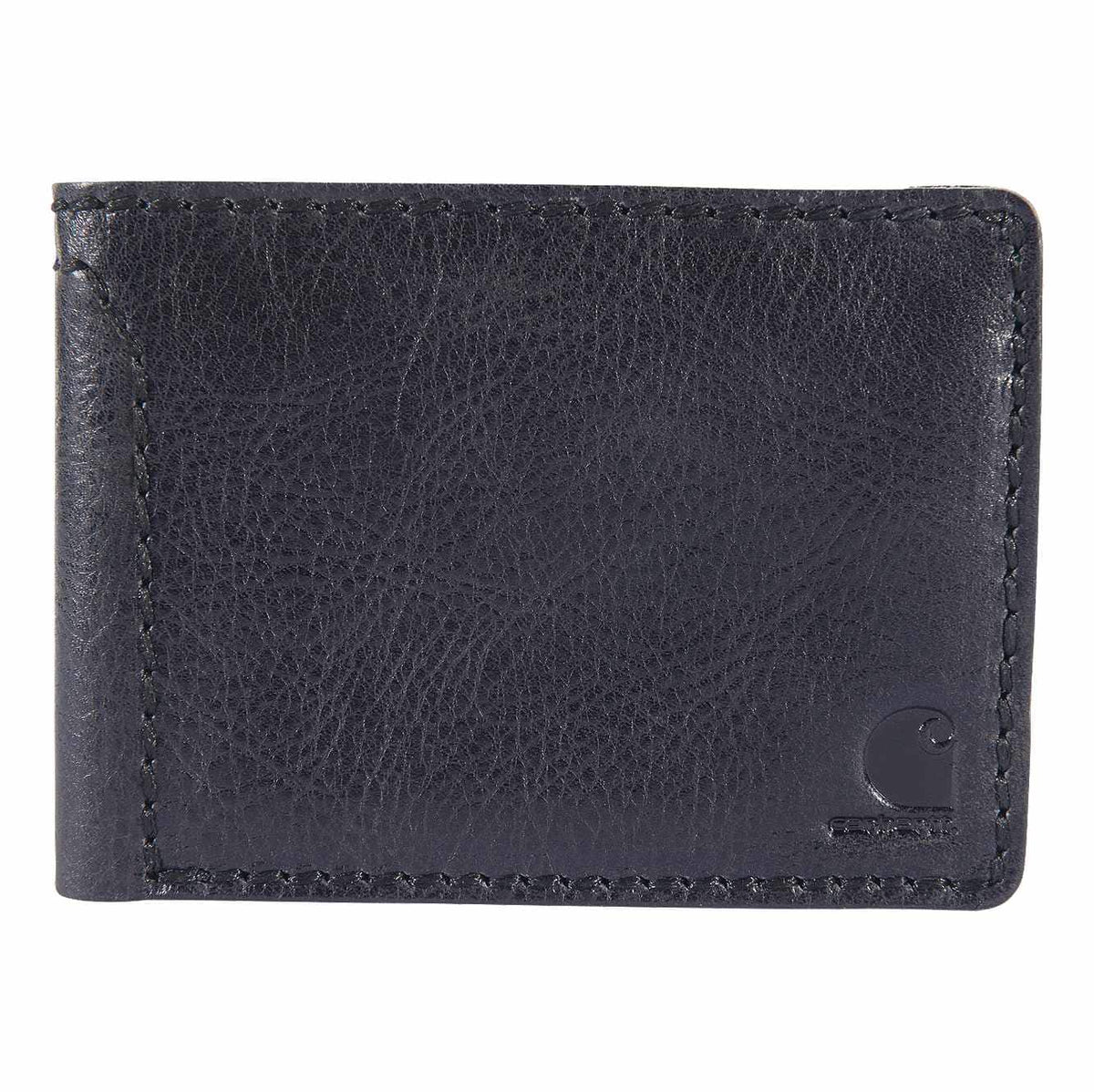 patina leather bifold wallet