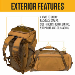 75l nylon heavy-haul duffel