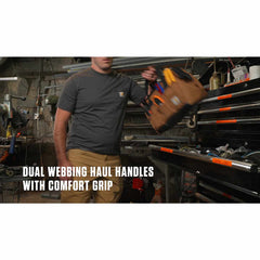 14-inch 25 pocket heavyweight tool bag