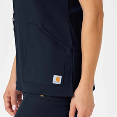 women's force liberty twill v-neck scrub top