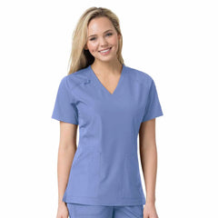 women's force liberty twill v-neck scrub top