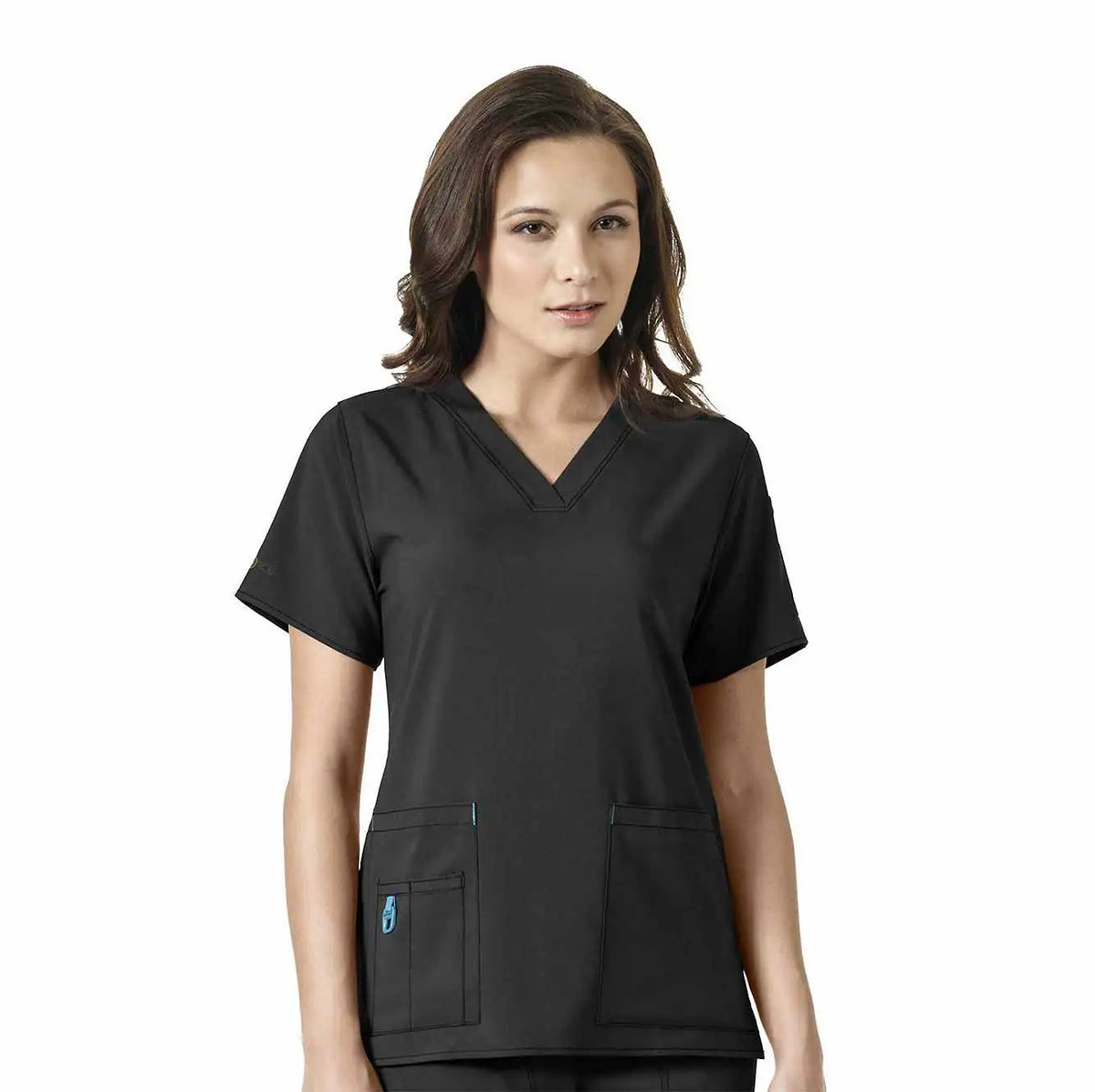 women's force cross-flex v-neck scrub top