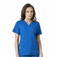 women's force cross-flex v-neck scrub top