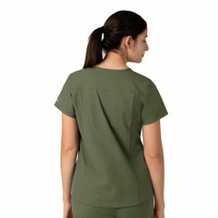 women's force essentials v-neck scrub top