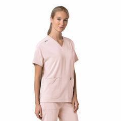 women's force cross-flex  oversized v-neck scrub top