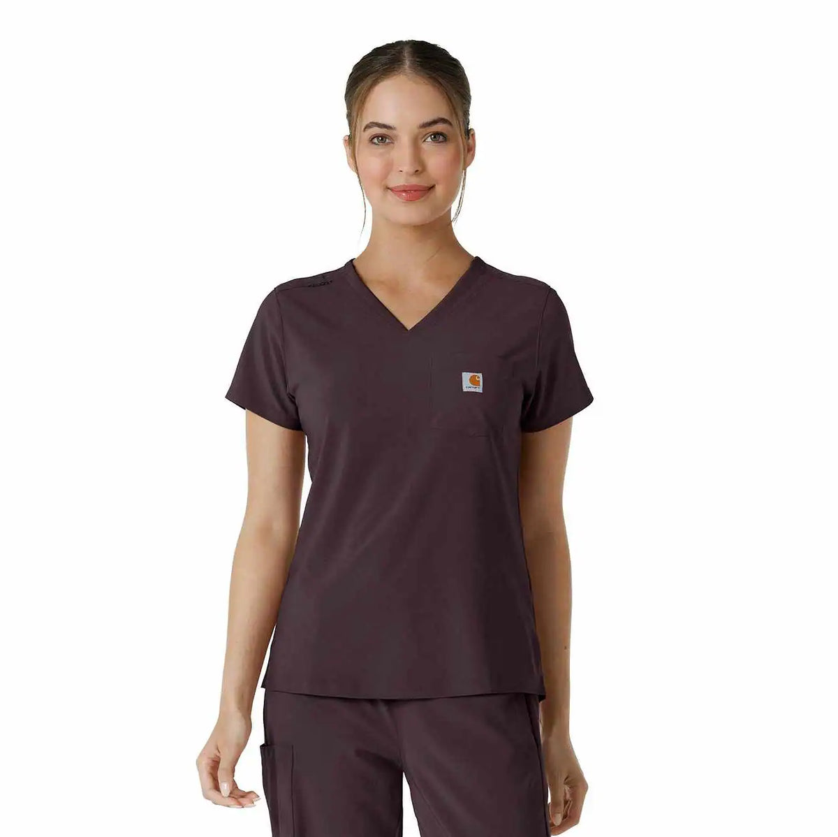 women's force cross-flex  tuck-in scrub top