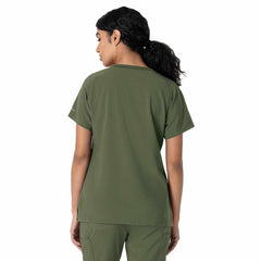 women's force cross-flex crew neck scrub top
