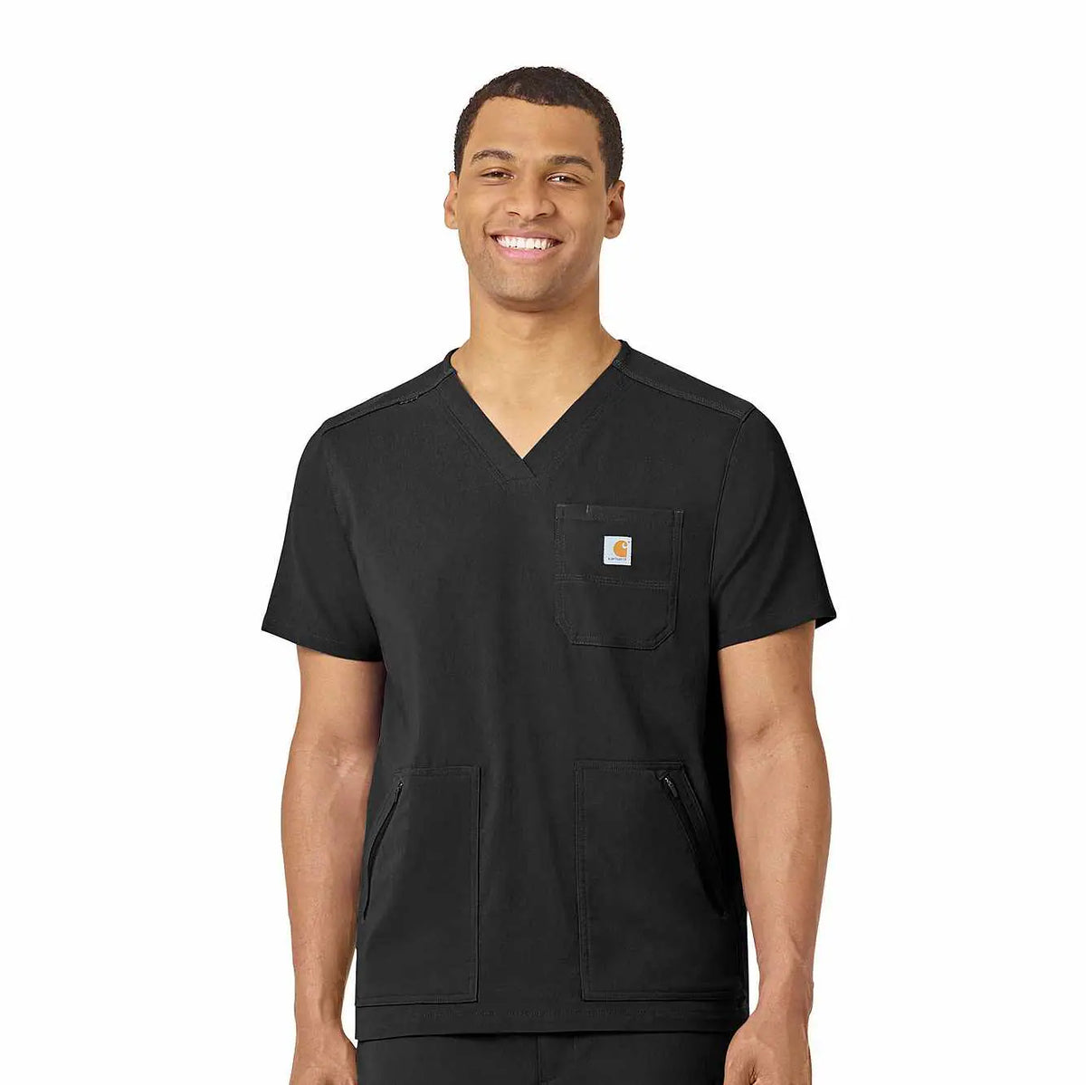 rugged flex® peak 5-pocket v-neck scrub top