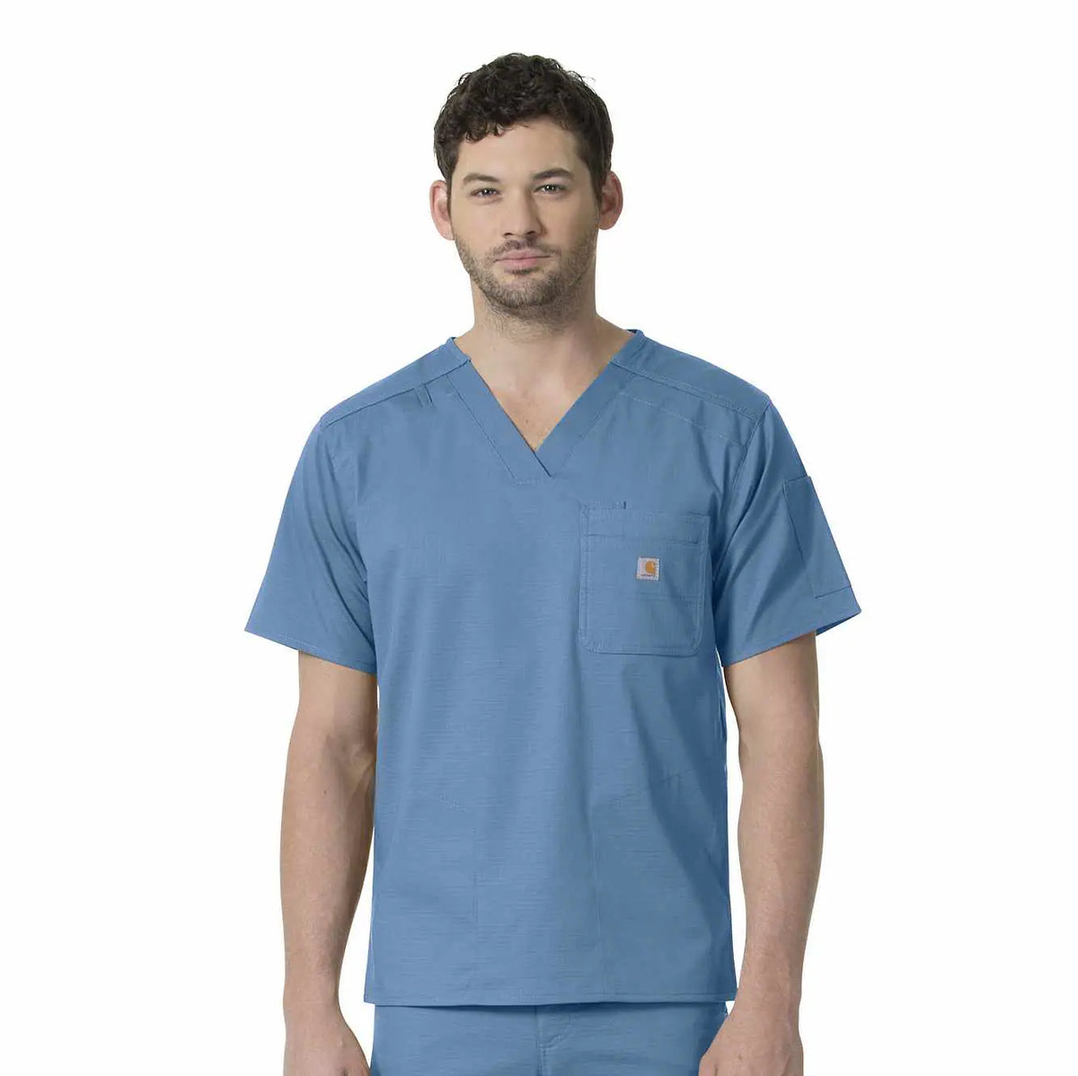 rugged flex® ripstop chest pocket scrub top