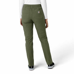 women's straight leg scrub pant