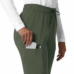 women's force cross-flex  straight leg cargo scrub pant