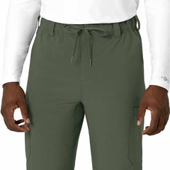 force cross-flex men's straight leg scrub pant