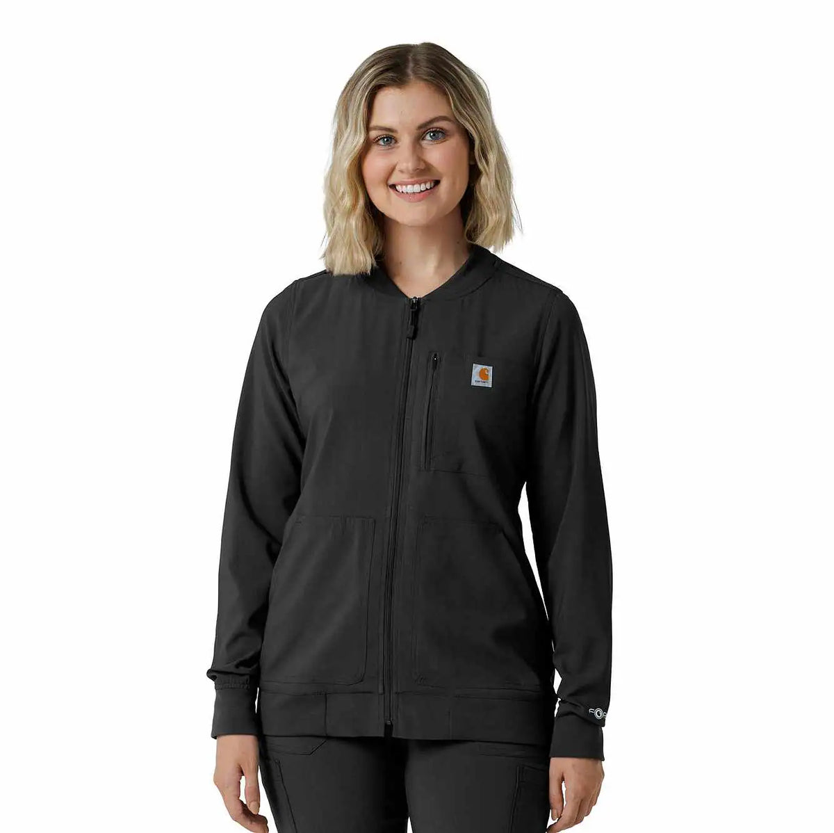 women's force cross-flex lightweight scrub jacket