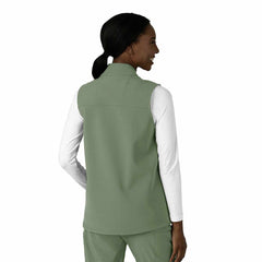 women's rugged flex® bonded fleece scrub vest