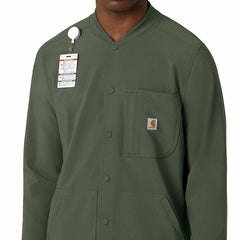 force cross-flex men's shirt scrub jacket