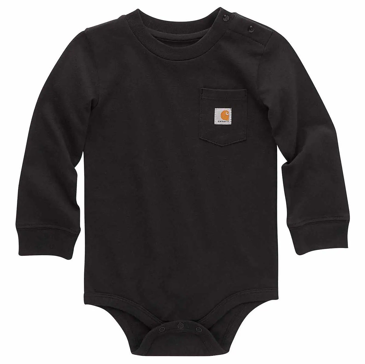 kids' long-sleeve pocket bodysuit