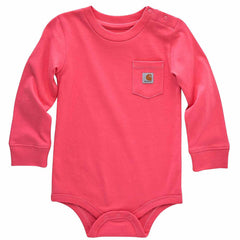 kids' long-sleeve pocket bodysuit