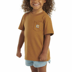kids' short sleeve pocket t-shirt (toddler/child/youth)