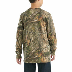 boys' long-sleeve camo pocket t-shirt (toddler/child/youth)