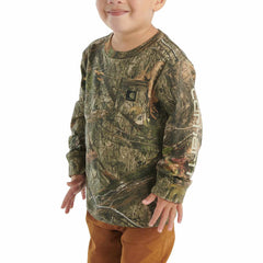 boys' long-sleeve camo pocket t-shirt (toddler/child/youth)