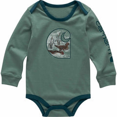 boys' long sleeve duck "c" bodysuit (baby)