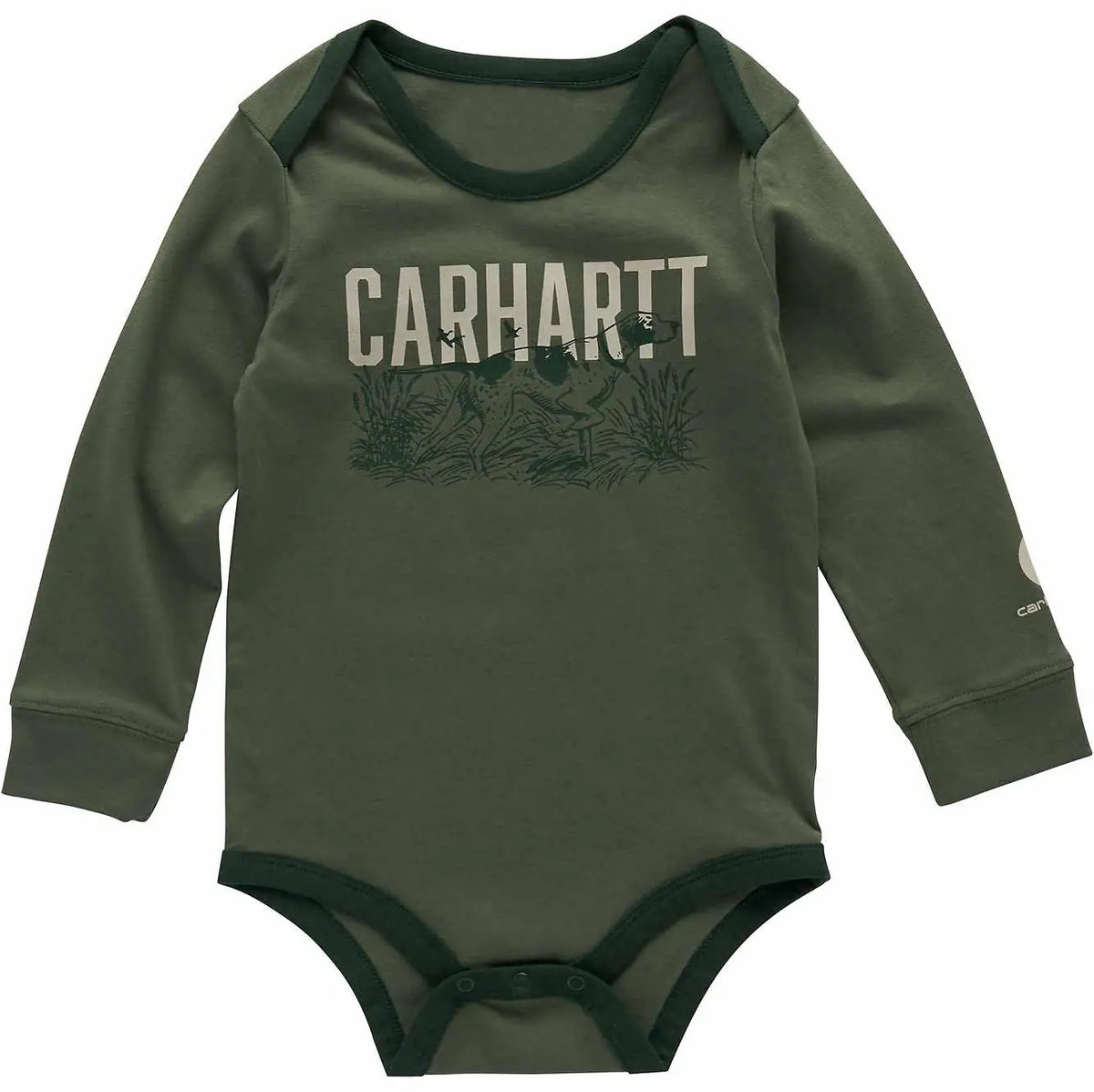 boys' long sleeve dog bodysuit (baby)