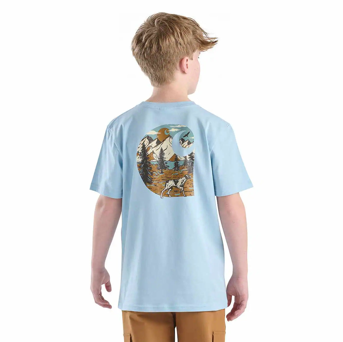 boys' short sleeve wilderness pocket t-shirt (child/youth)