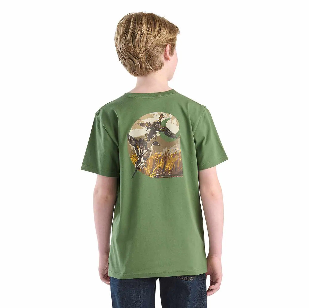boys' short sleeve duck pocket t-shirt (child/youth)