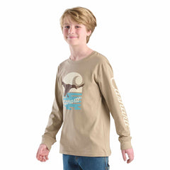 boys' long sleeve duck "c" t-shirt (child/youth)