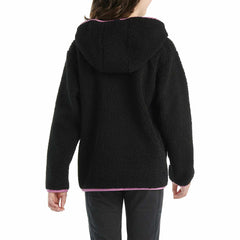 girls' long-sleeve fleece hooded half-zip sweatshirt (toddler/child/youth)