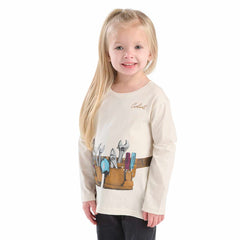 girls' long sleeve tool belt t-shirt (toddler/child)