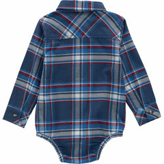 boys' long sleeve flannel bodysuit (baby)