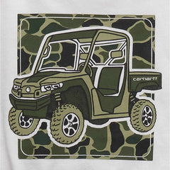 boys' 3-piece camo vest, long-sleeve t-shirt & pant set (toddler)